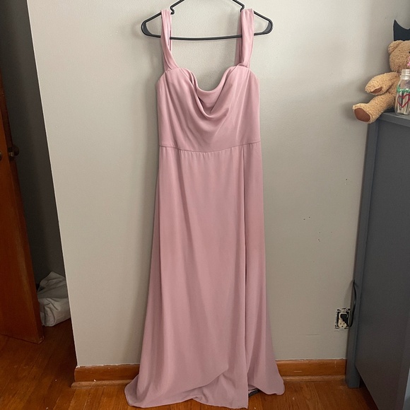 Celebrate D8 Studio Davids Bridal Size 12 Formal Light Pink Dress - Picture 1 of 3